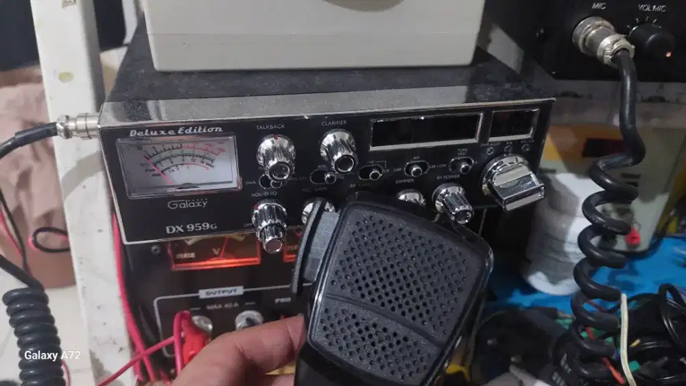 Radio cb galaxy dx959g bagus normal kayak baru