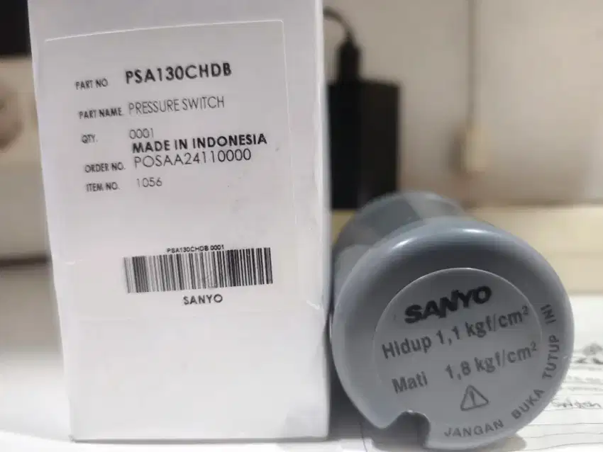 Pressure Switch / Otomatis Pompa Air Original Merk Sanyo
