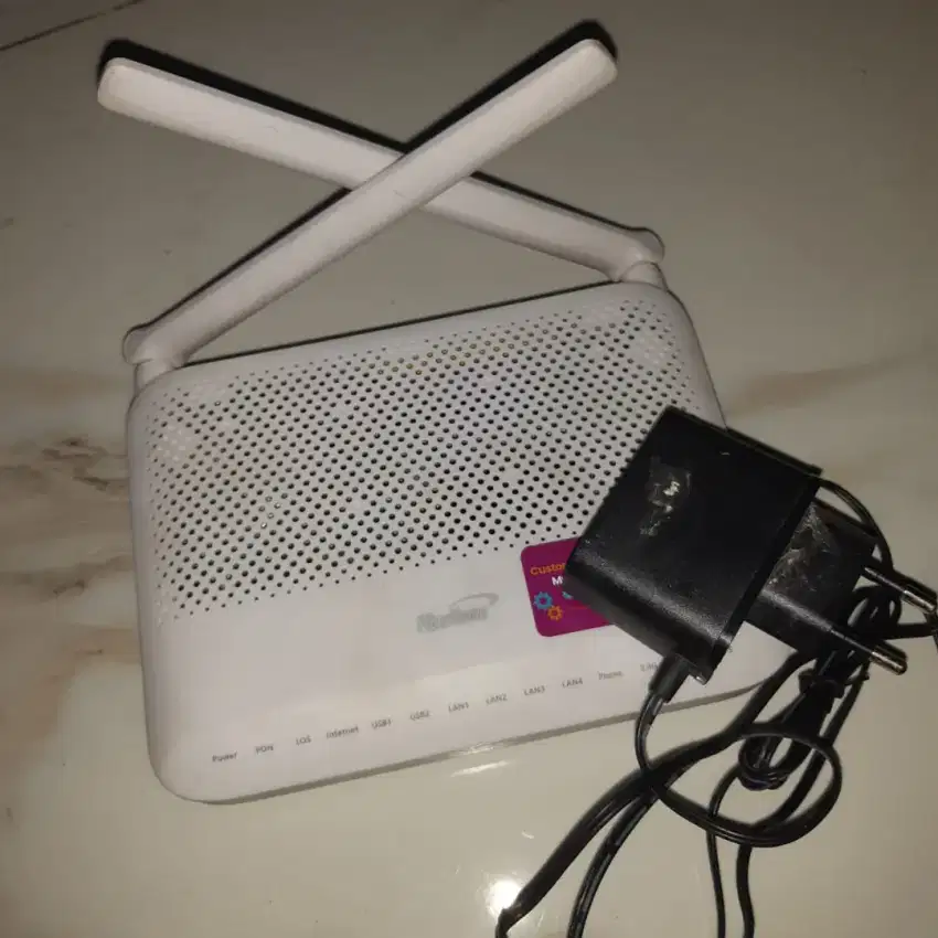 Router Ex Provider Ungu Mulus Komplet Masih Fungsi