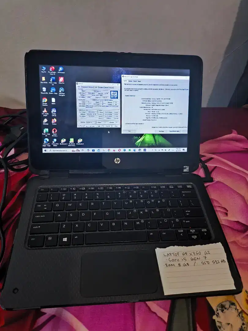 LAPTOP MERK HP X360 G2 RAM 8 GB SSD 512 GB