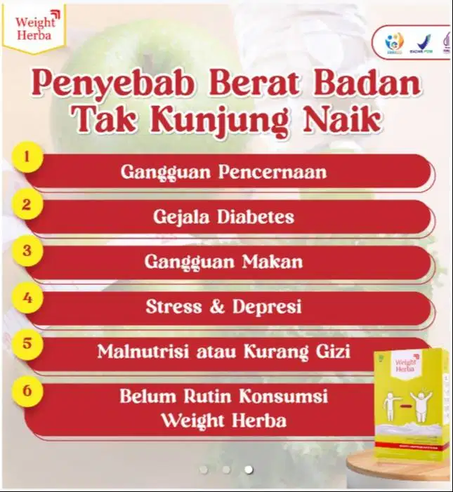 Weight Herba - Susu Penambah Nafsu Makan & Berat Badan