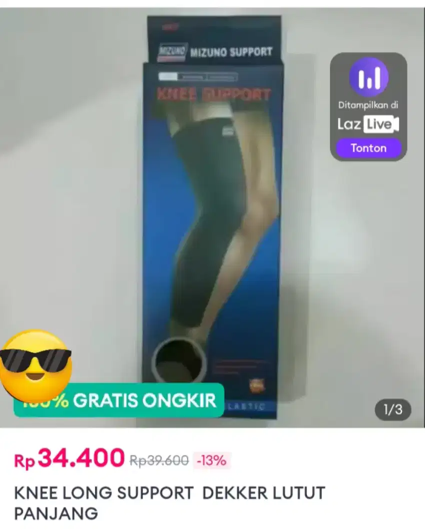 KNEE LONG SUPPORT DEKKER LUTUT PANJANG