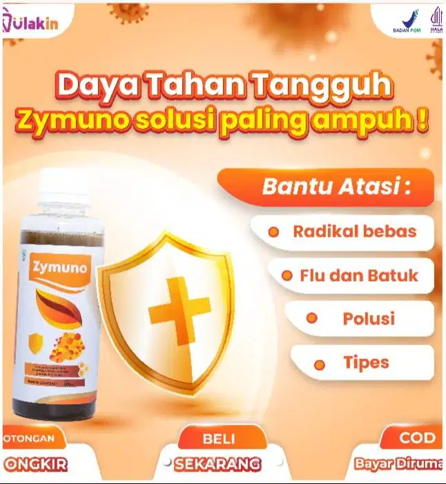Zymuno – Vitamin Herbal Membantu Meningkatkan Daya Tahan Tubuh, Imun