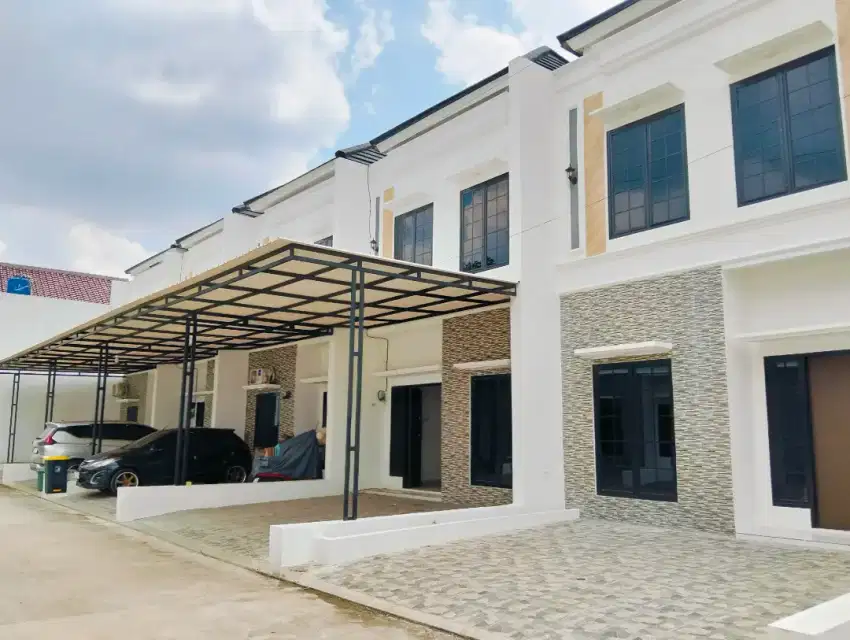 Rumah KPR DP 0% bebas biaya Deket tol dan lrt