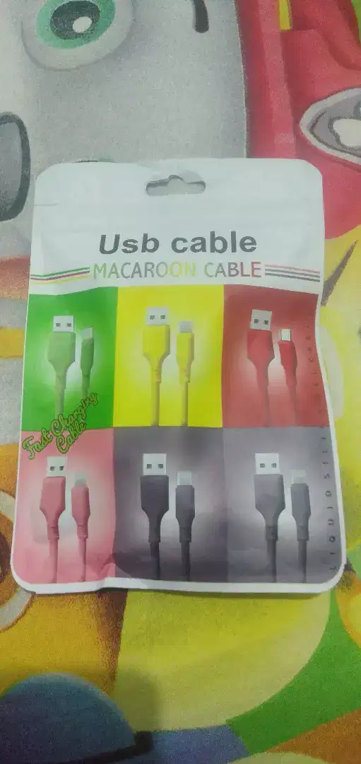 Kabel charger usb utk hp android dann iphone