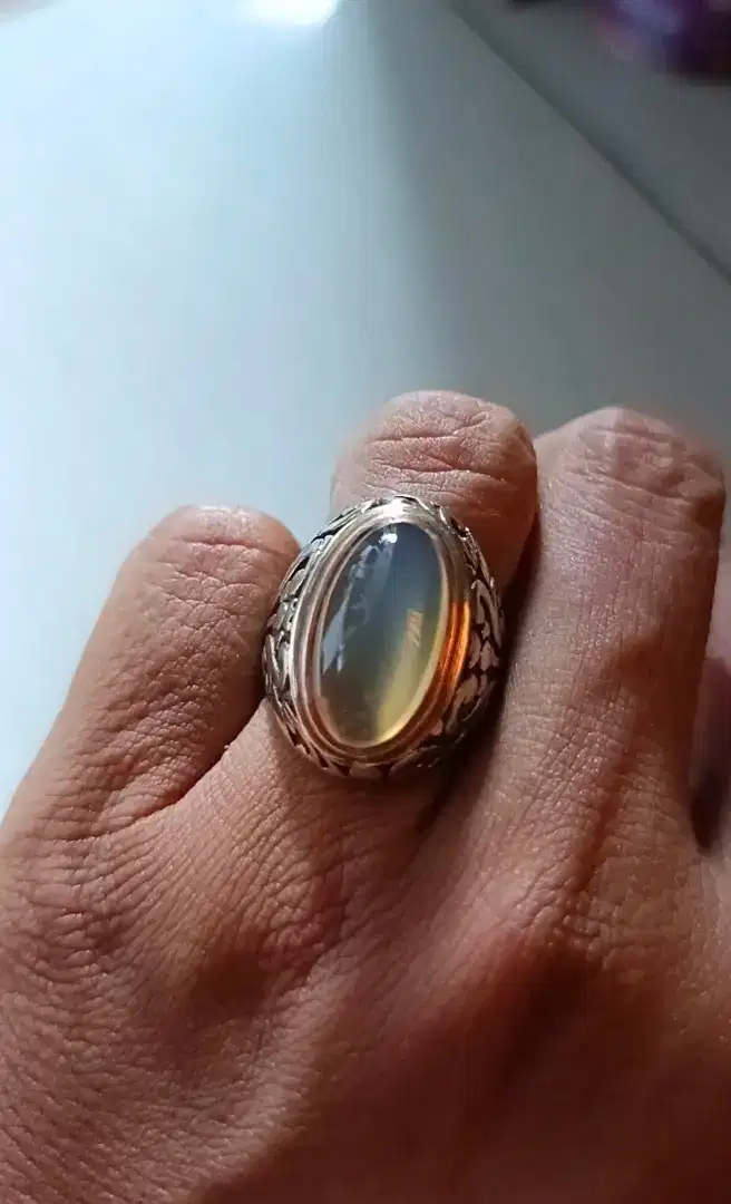 Batu Cincin Anggur Clasic Lawas kristal Natural