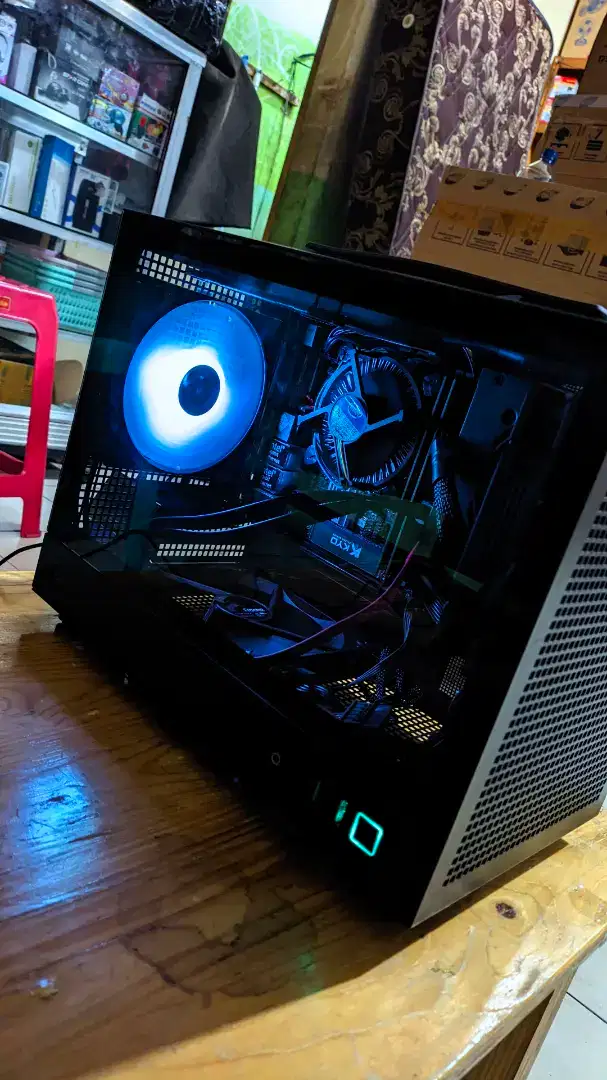 Pc komputer mini itx i5 7500 ram 8gb ssd 128gb hdd 320gb