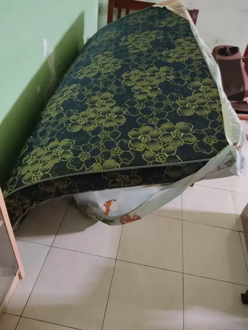 Kasur busa 160 x 200 kain quilting tebal 15 berkualitas