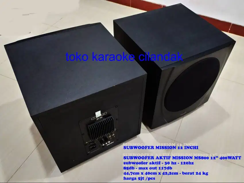 SUBWOOFER MISSION 12 INCHI