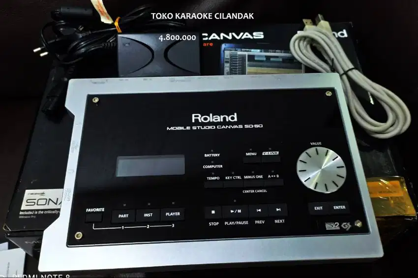 roland studio canvas sd50   barang 99 persen seperti baru