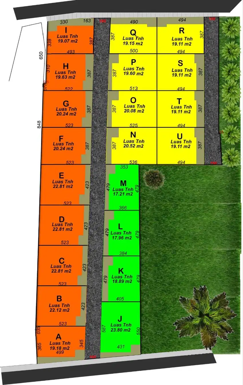Rumah hunian tipe cluster di Rawa sari jakarta pusat