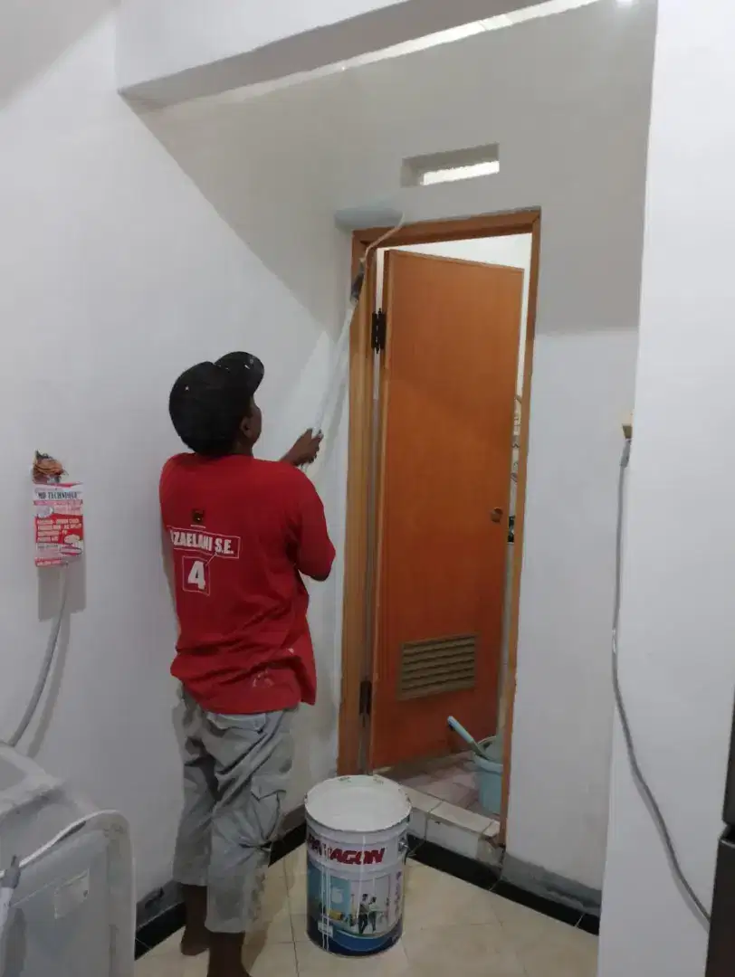 Jasa tukang bangunan renovasi pengecatan dinding plavon rumah