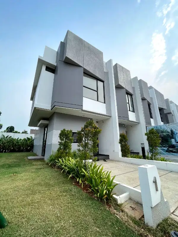 Rumah compact modern minimalist dekat dengan tol cimanggis