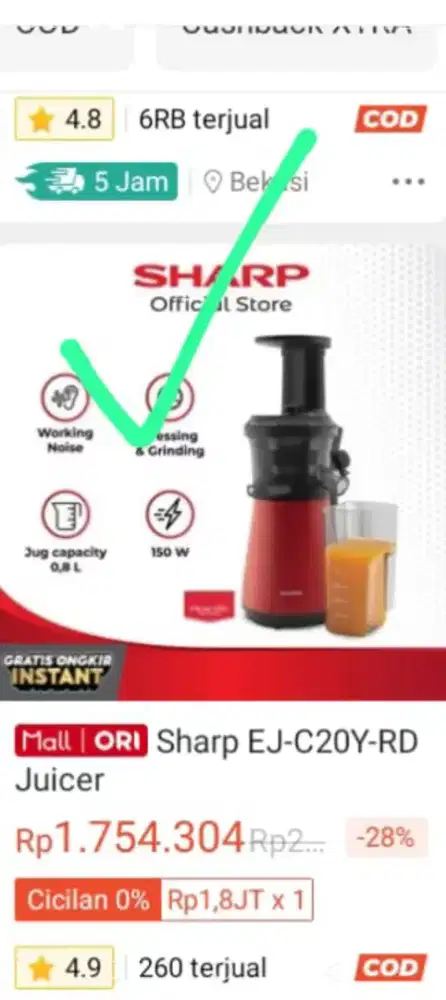 Blender juice baru,,