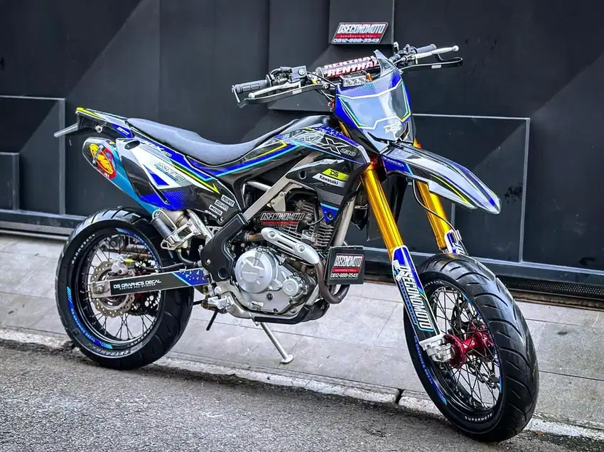 KLX 230 FULL MODIF‼️ SUPERMOTO GANTENG USD REAL JUMP D TRACKER