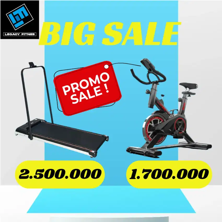 Treadmill Elektrik Running pad Sepeda Statis Alat fitnes home gym