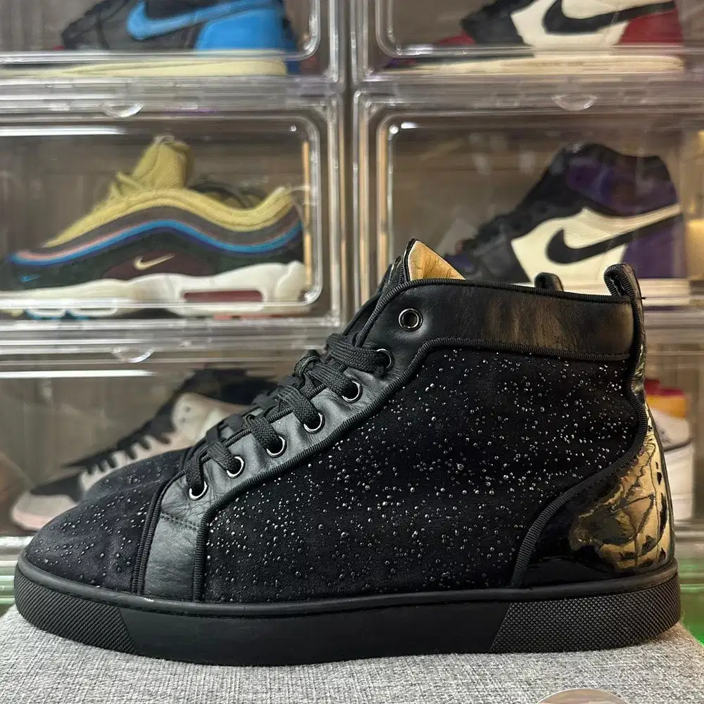 CHRISTIAN LOUBOUTIN STRASS BLACK