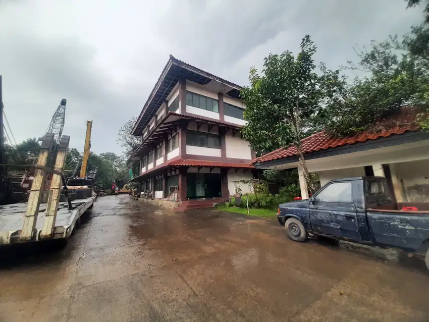 Dijual Gudang Workshop dan Gedung Kantor Ex Alat Berat di Cikande
