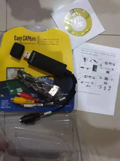 Easycap USB Video Capture Adapter (nonton tv dr laptop tanpa internet)