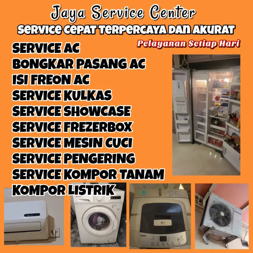 Service Mesin Cuci Kulkas Frezer Servis Bongkar Pasang AC Sambikerep