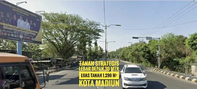 JUAL Tanah Bagus LD 30 mtr, Per3an Ringroad-Urip Sumoharjo Kota MADIUN