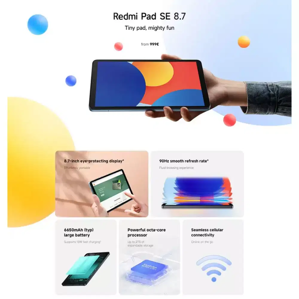 Redmi pad SE 8,7 inchi