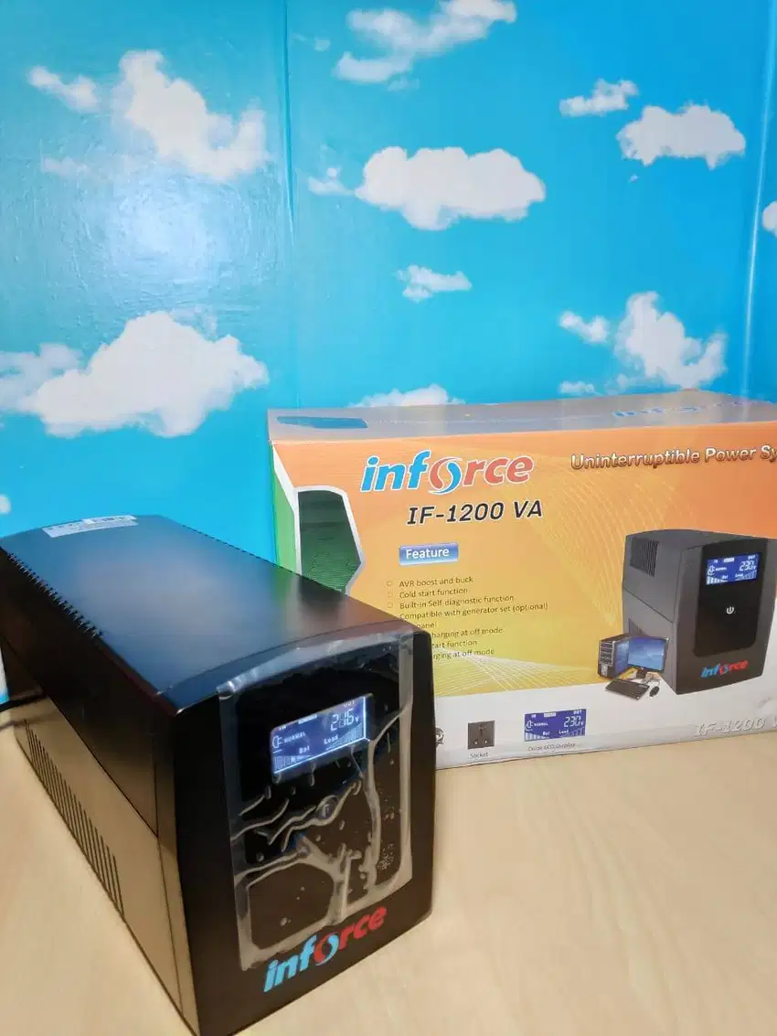 UPS inforce 1200VA 1200NA with AVR Stabilizer Stavolt DIGITAL
