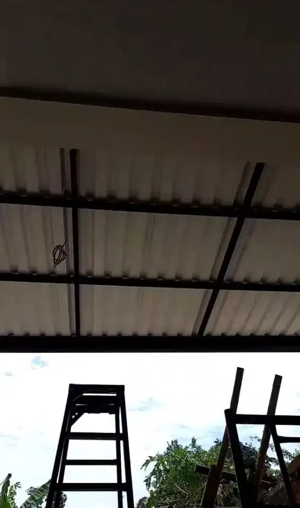 kanopi alderon double sheet talang air besi