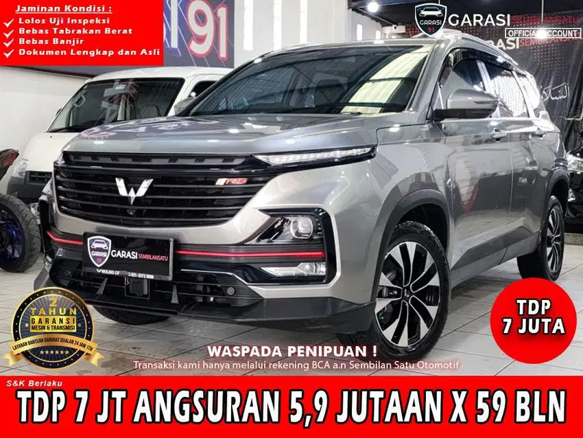 WULING ALMAZ RS EXCLUSIVE TURBO CVT 2022 KM 18 rb 7 seaters