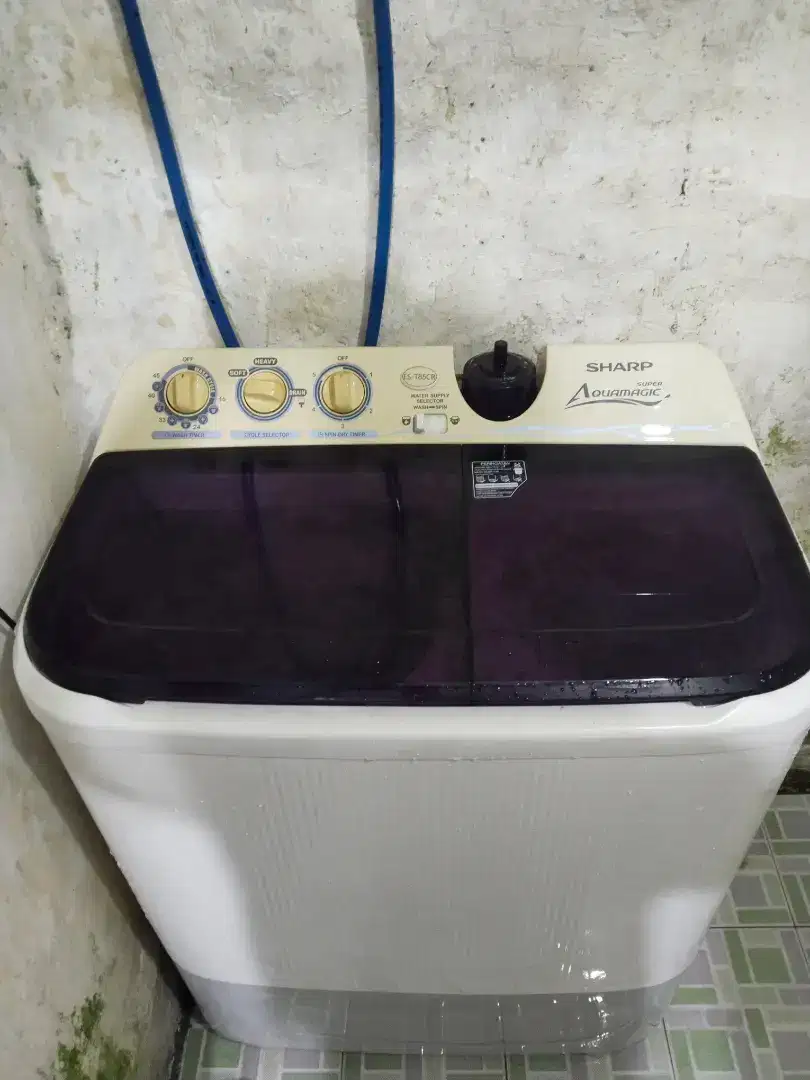 Mesin Cuci merk Sharp Aquamagic 9kg kondisi masih bagus