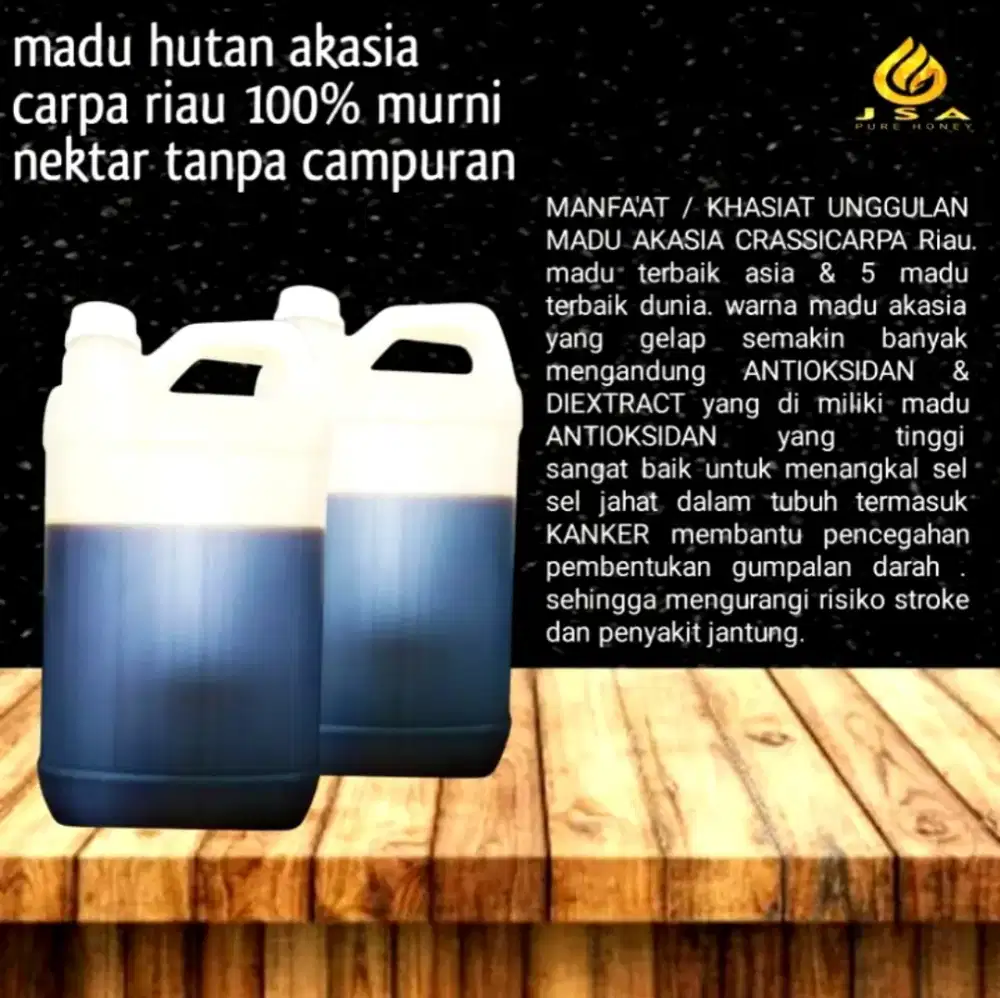 Madu Akasia Hitam Sumatra 250 ML