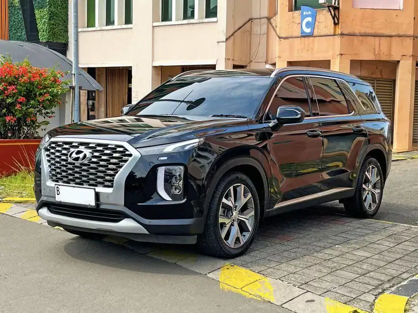 DP 22jt Palisade Signature 2021 Hyundai 2.2 AT Diesel 4x2 Hitam bs TT