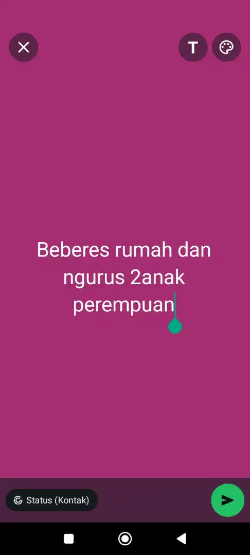 Art sambil ngurus 2 anak pr