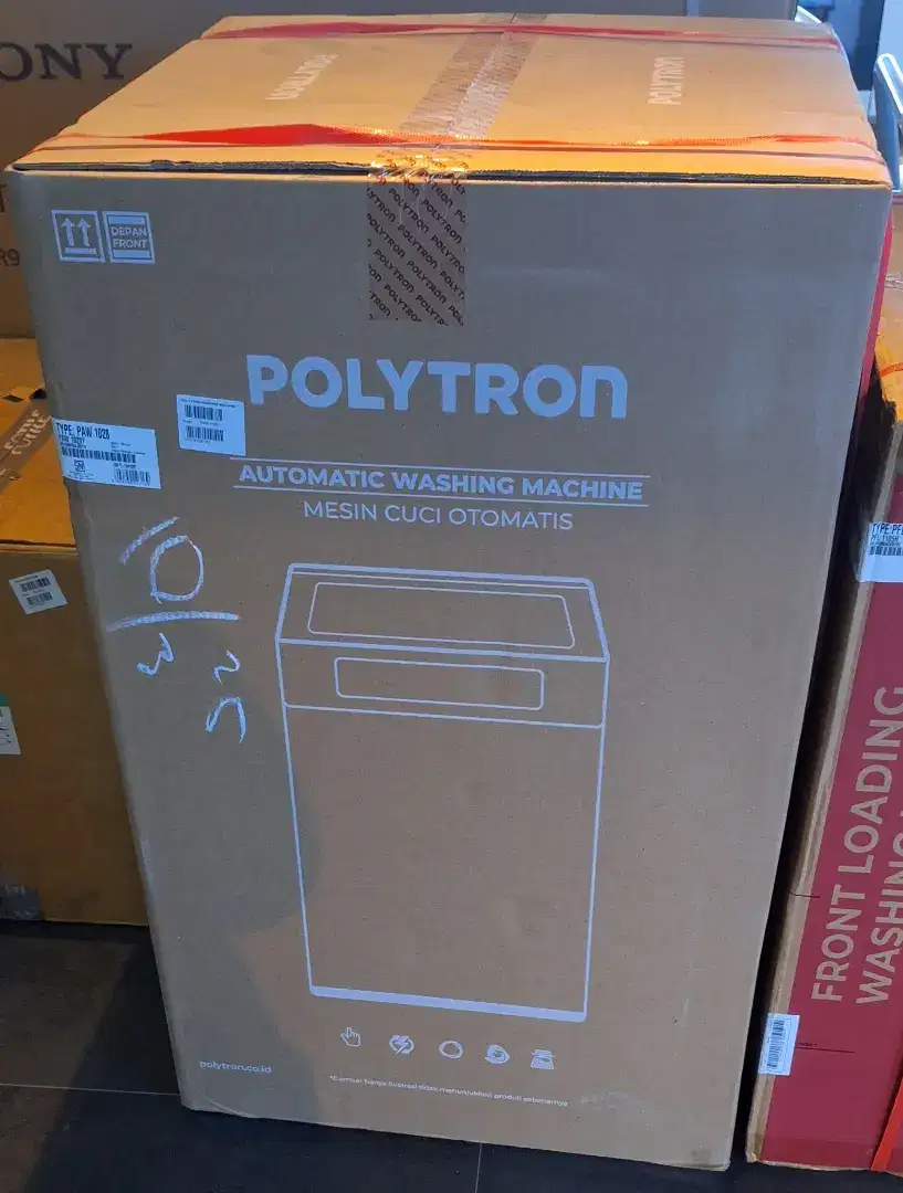 Mesin Cuci Polytron 10 Kg Top Loading Zeromatic Laguna PAW-1028