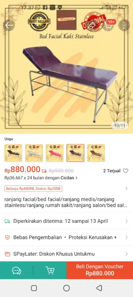 Ranjang facial / Ranjang Eyelash extensions
