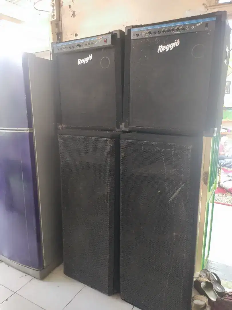 EQUALIZER DAN SPEAKER 3 Buah Equalizer Reggio dan 2 Speaker