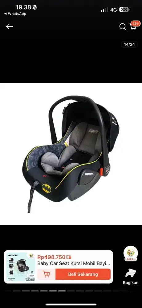 CARSEAT BAYI / KURSI MOBIL BAYI