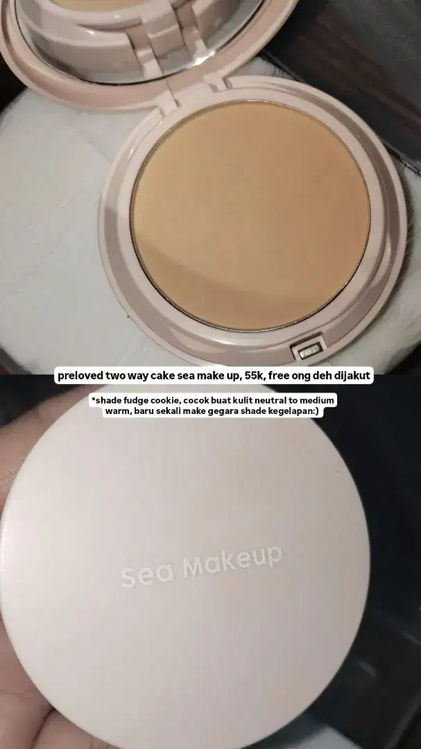 PRELOVED TWO WAY CAKE SEA MAKE UP