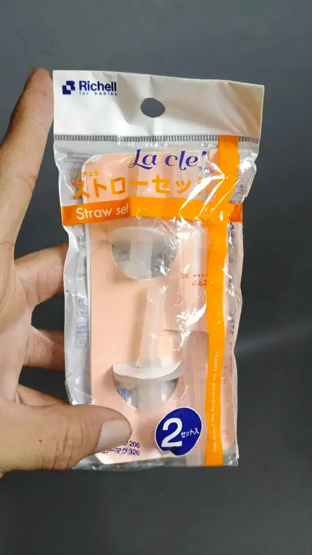 Richell Lc straw set bayi R part kit sedotan bayi