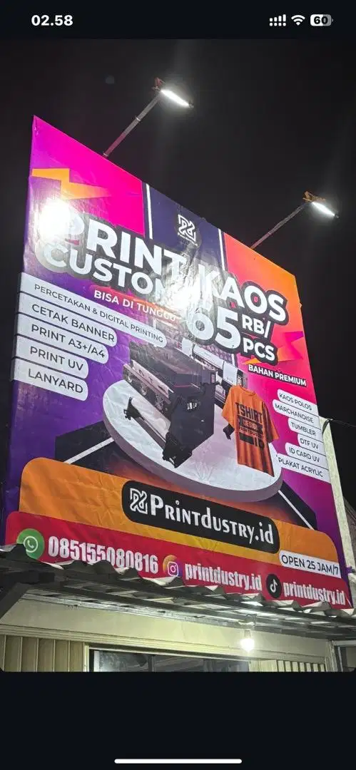 Dibutuhkan CS digital printing