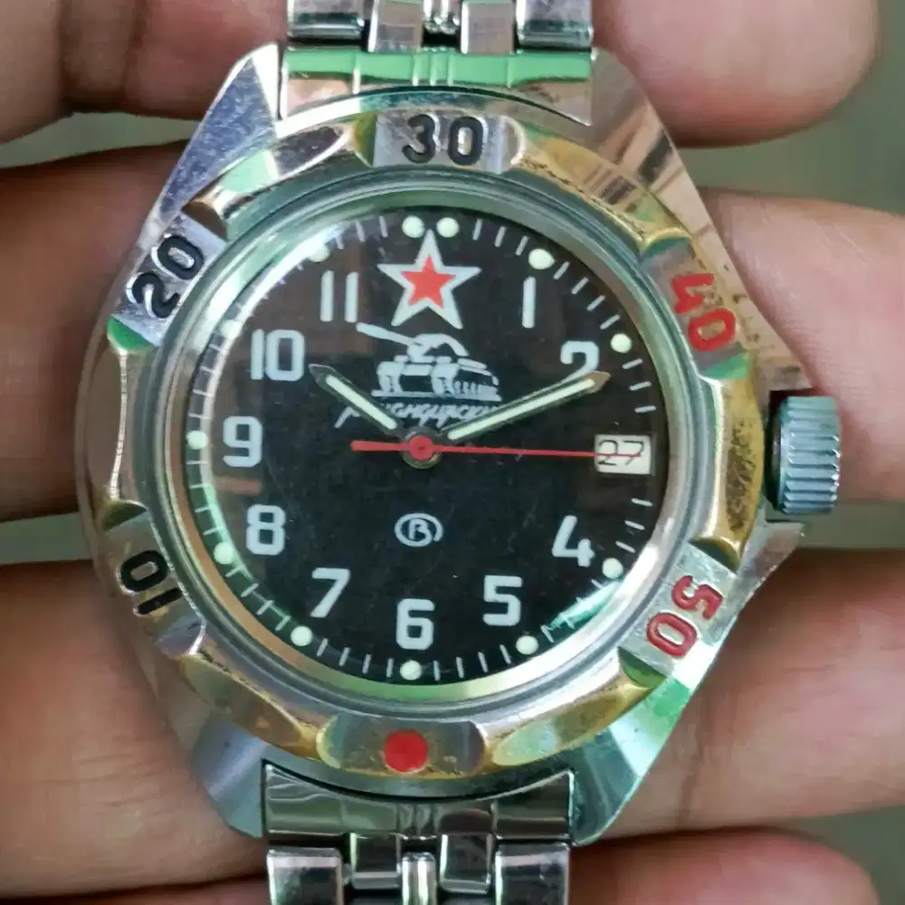 Jam Tangan Diver Rusia Vostok Boctok Komandirskie Automatic