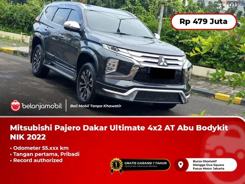 Mitsubishi Pajero Dakar Ultimate 4x2 AT Abu Bodykit 2022/2023