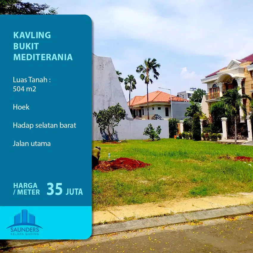 Kavling Bukit Gading Mediterania Kelapa Gading Jakarta Utara