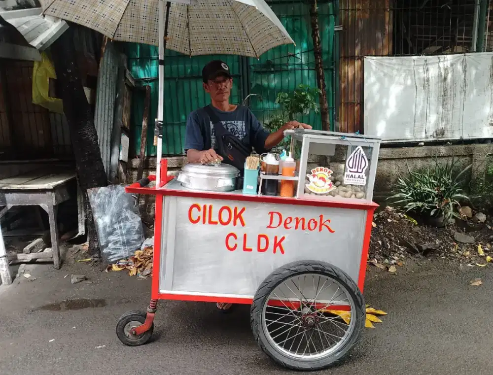 Lowongan kerja jadi pedagang gerobak cilok denok CLDK