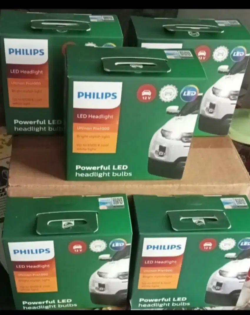 2 lampu led philip putih terang muurah
