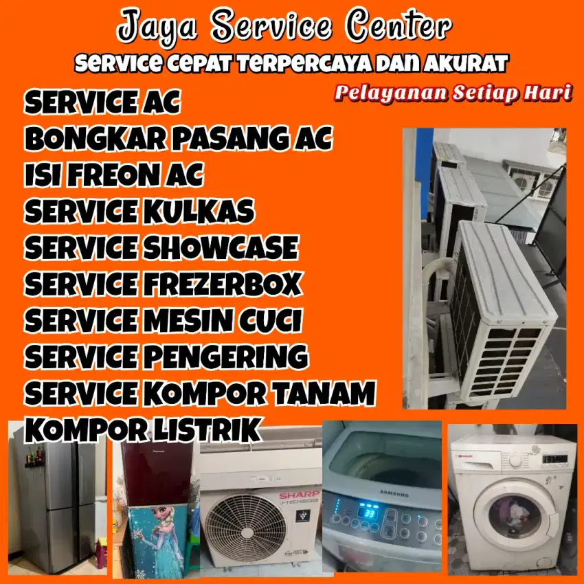 Service Mesin Cuci Kulkas Frezer Servis Bongkar Pasang AC Sambikerep