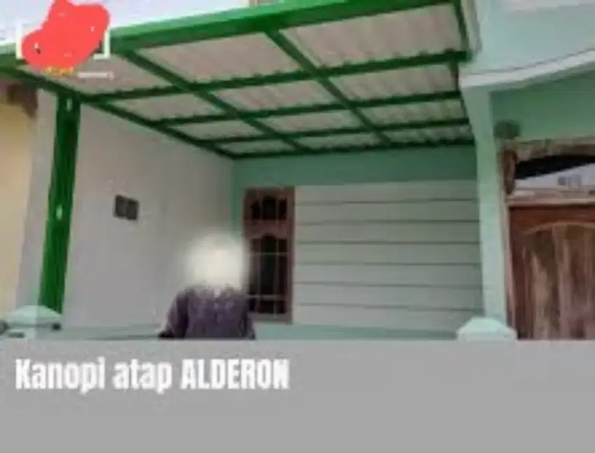 Kanopi atap upvc alderon double layer