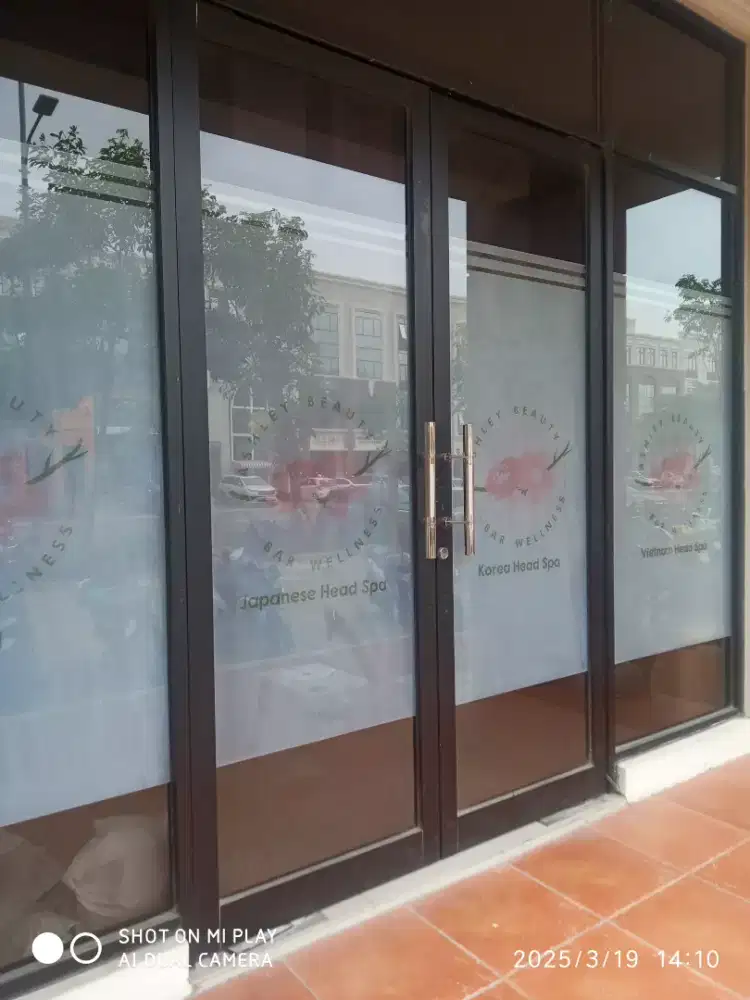 Sanblast, kaca film & sticker