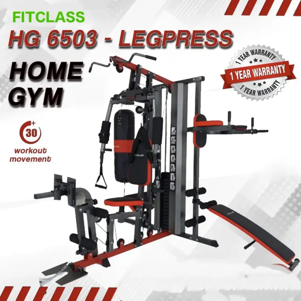 Home gym 3 sisi with leg pres