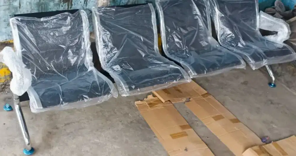 Kursi Tunggu, Kursi Bandara, Kursi Apotek 4 Dudukan Baru Free Ongkir